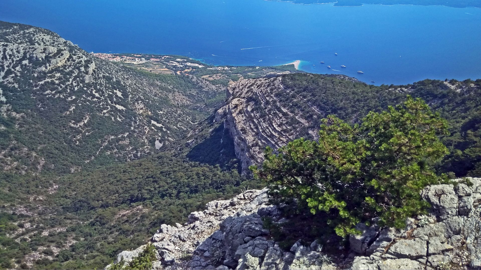 Vidova Gora on the island of Brač in Croatia, Europe