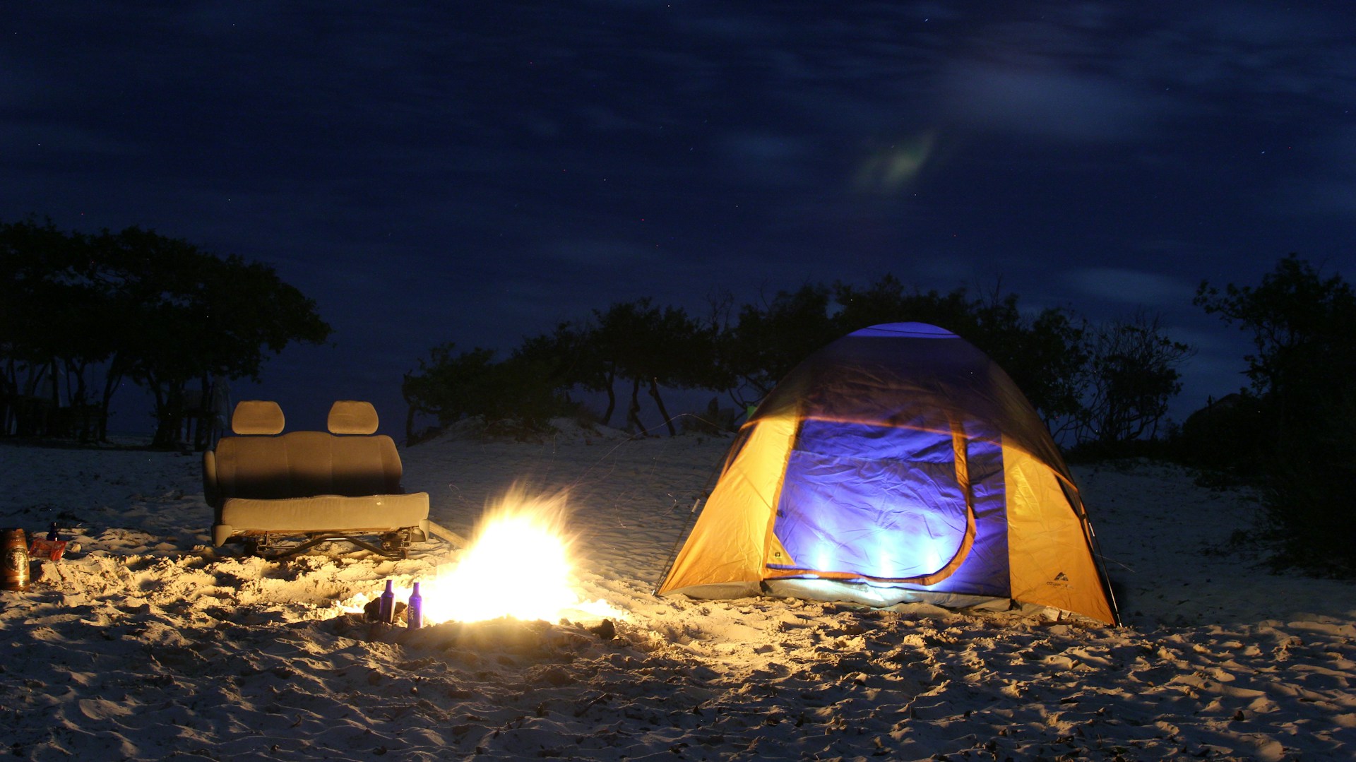 A cozy beach camp in Mexico