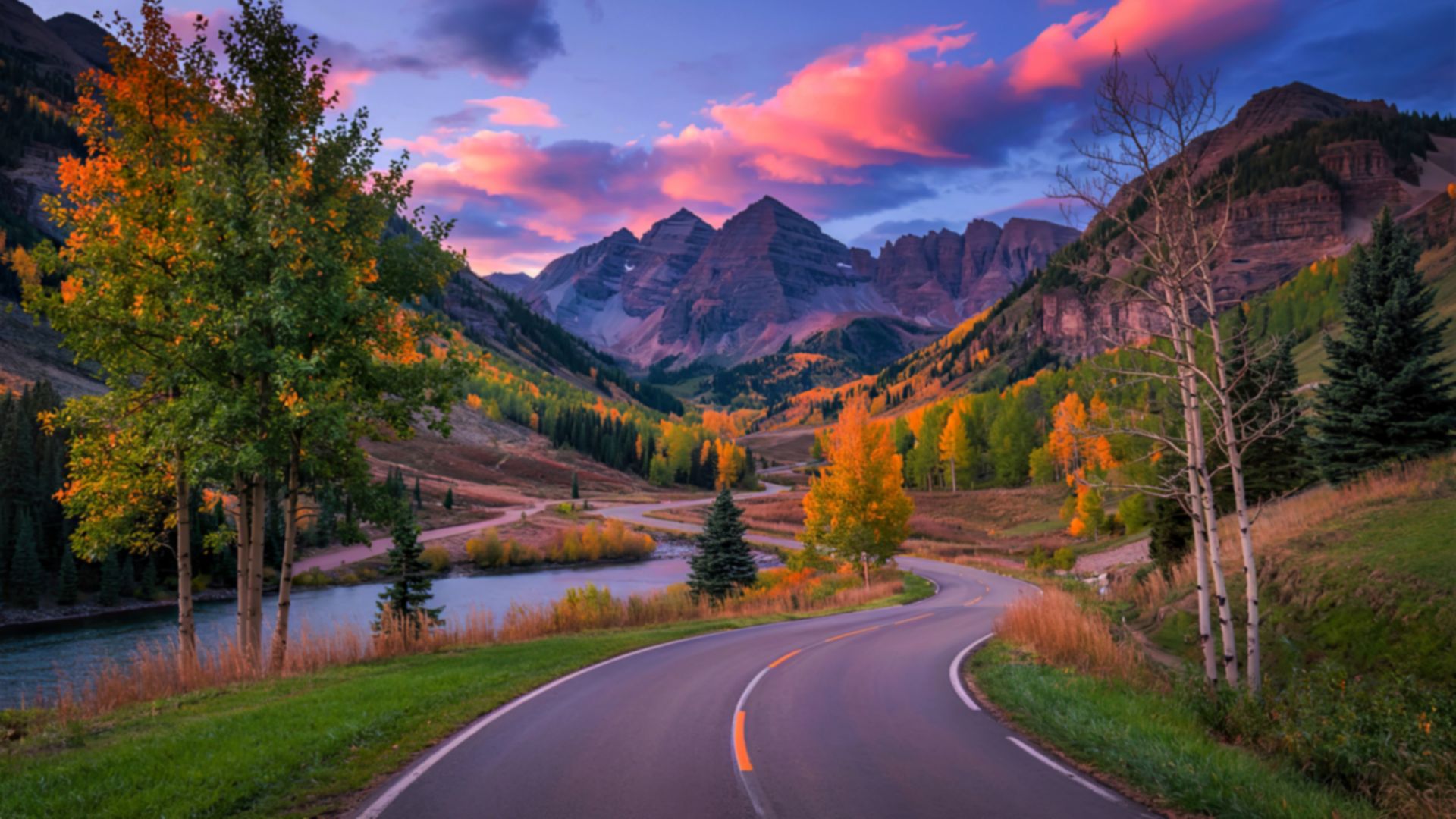 Aspen to Maroon Bells Scenic Drive, Colorado