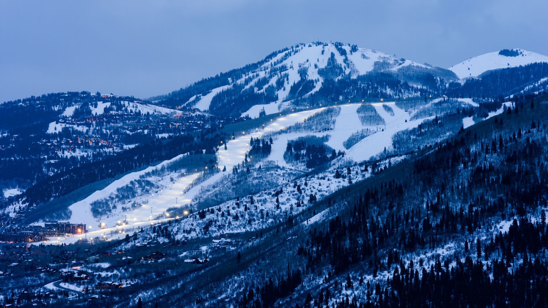 Park City Mountain Resort in Park City, Utah, USA