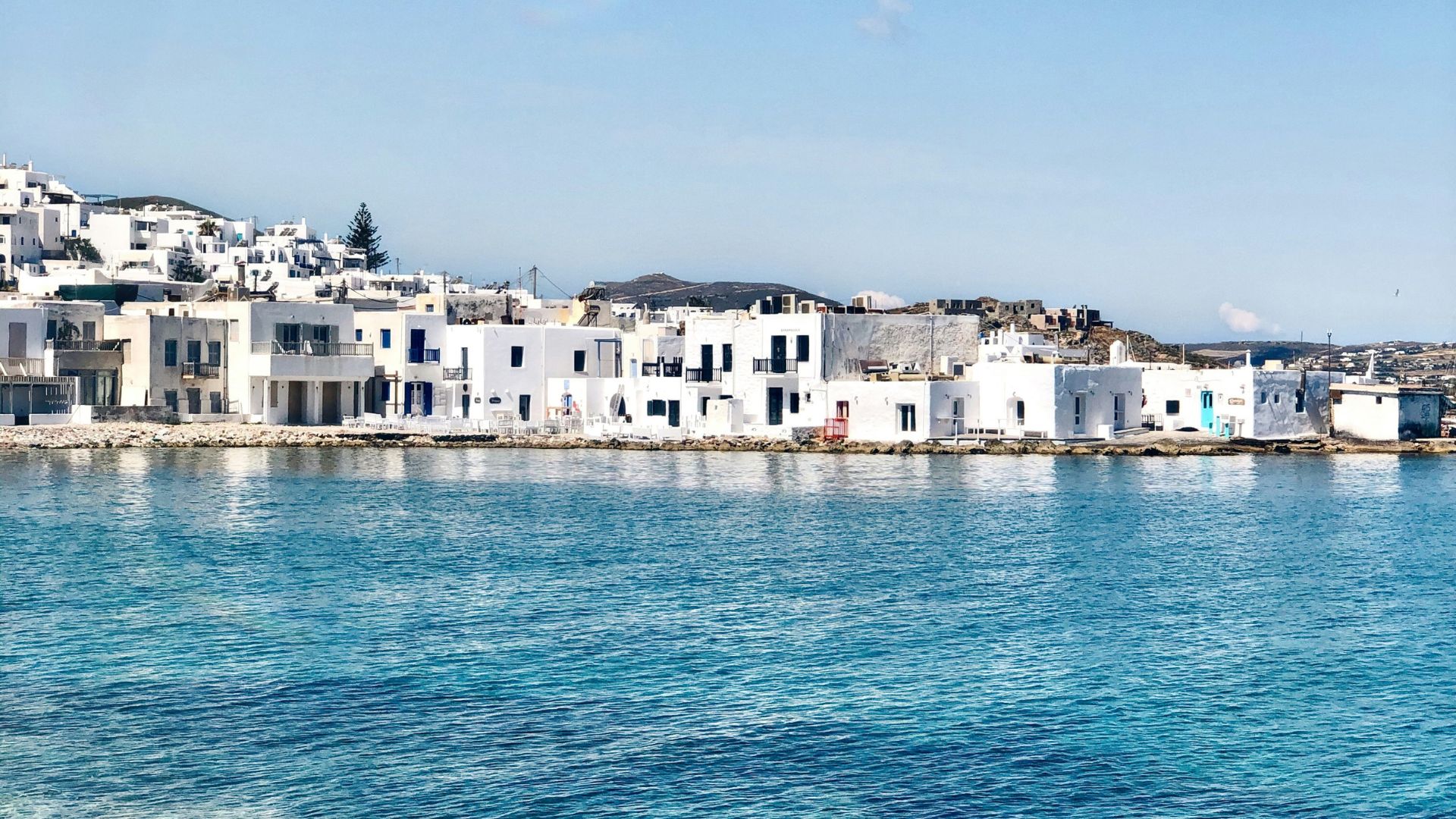 The small and picturesque fishing village of Naoussa in Paros, Greece.