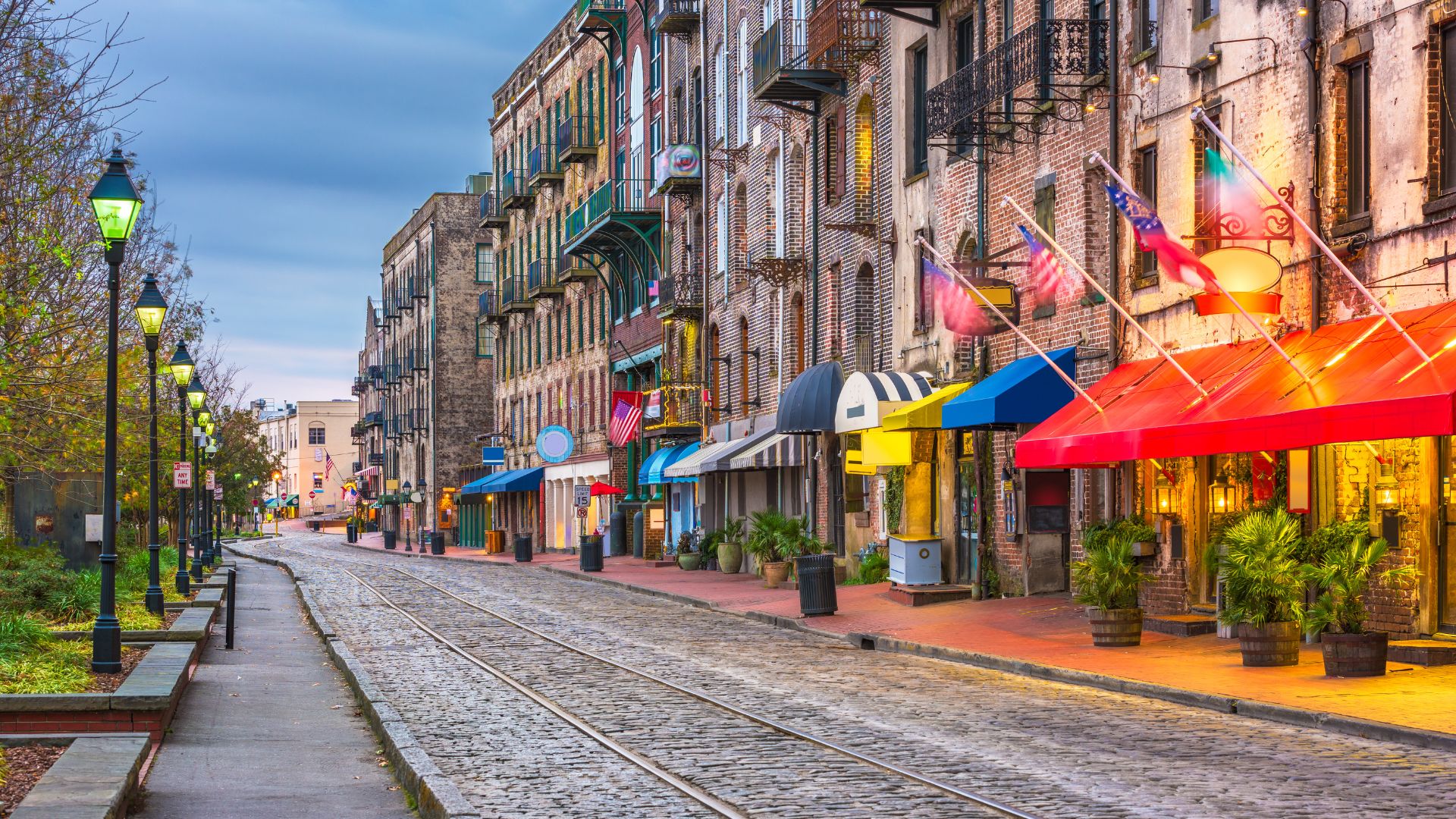 River Street in Savannah, Georgia