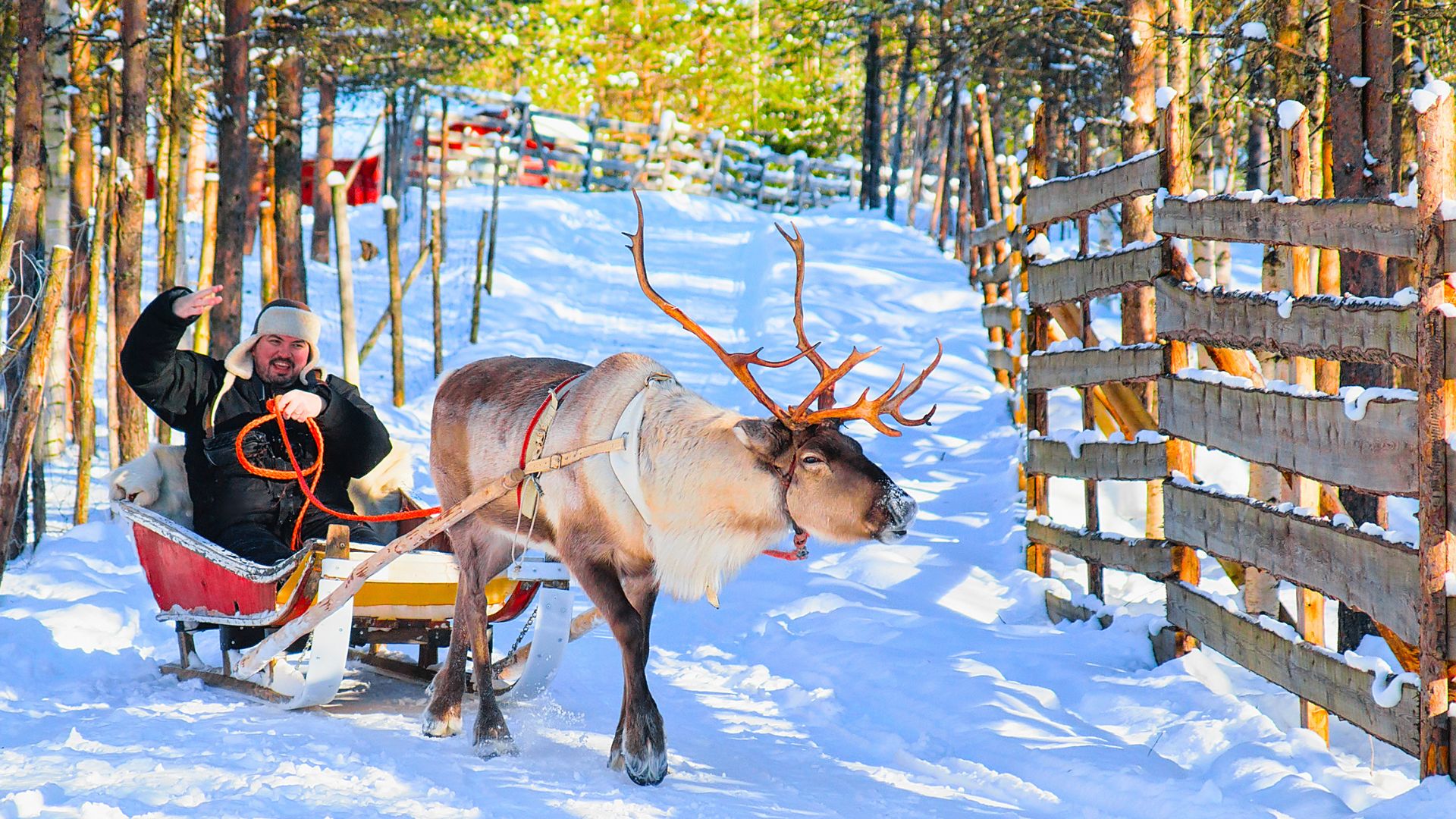 Santa Claus Village, located in Rovaniemi, Lapland, Finland