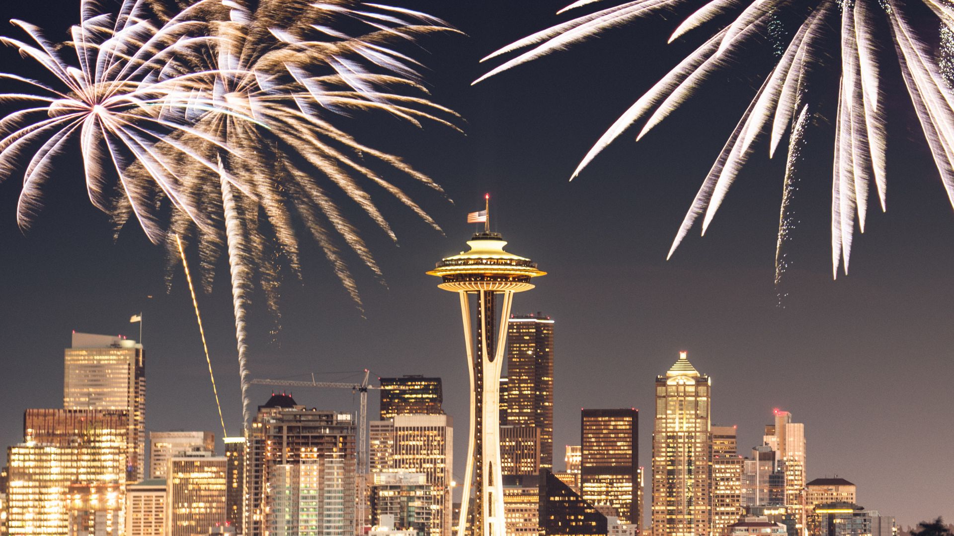 Space Needle, Broad Street, Seattle, Washington, USA