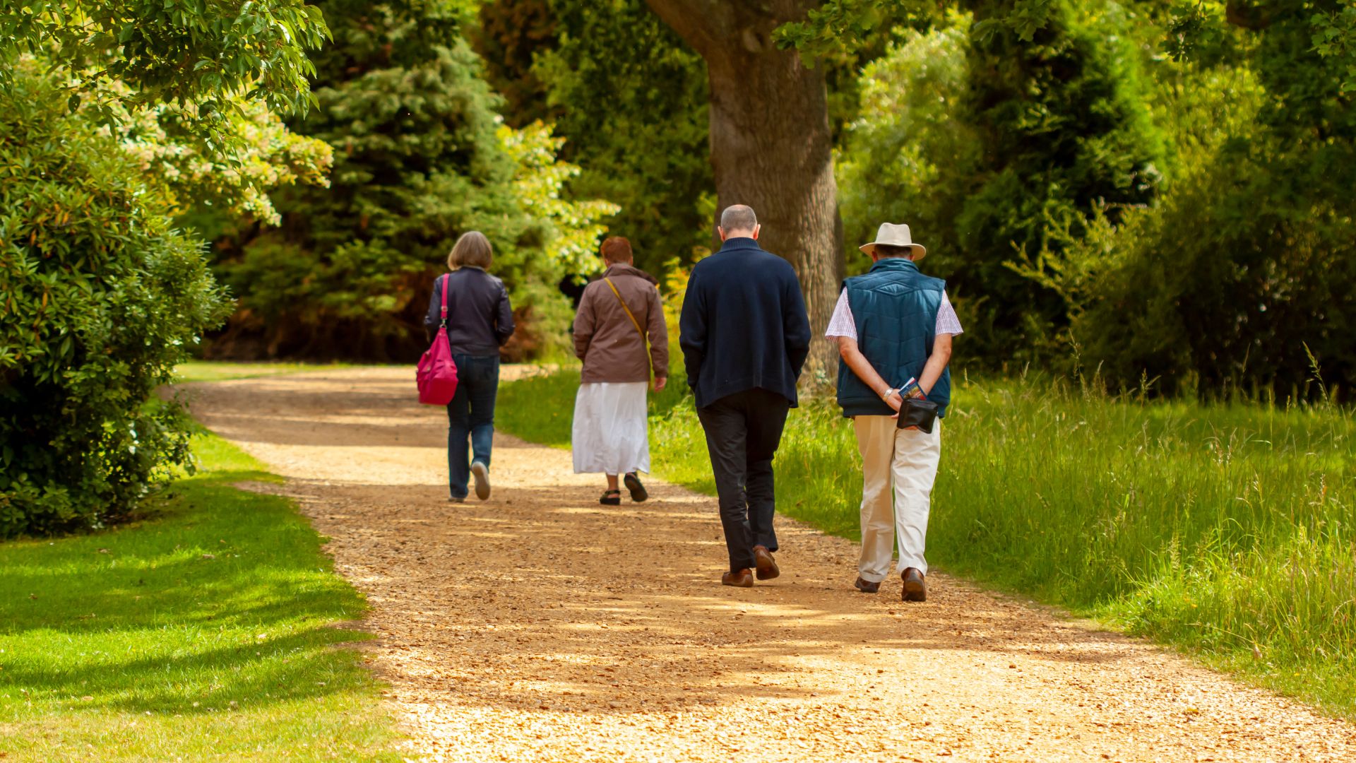 Strolling in national parks