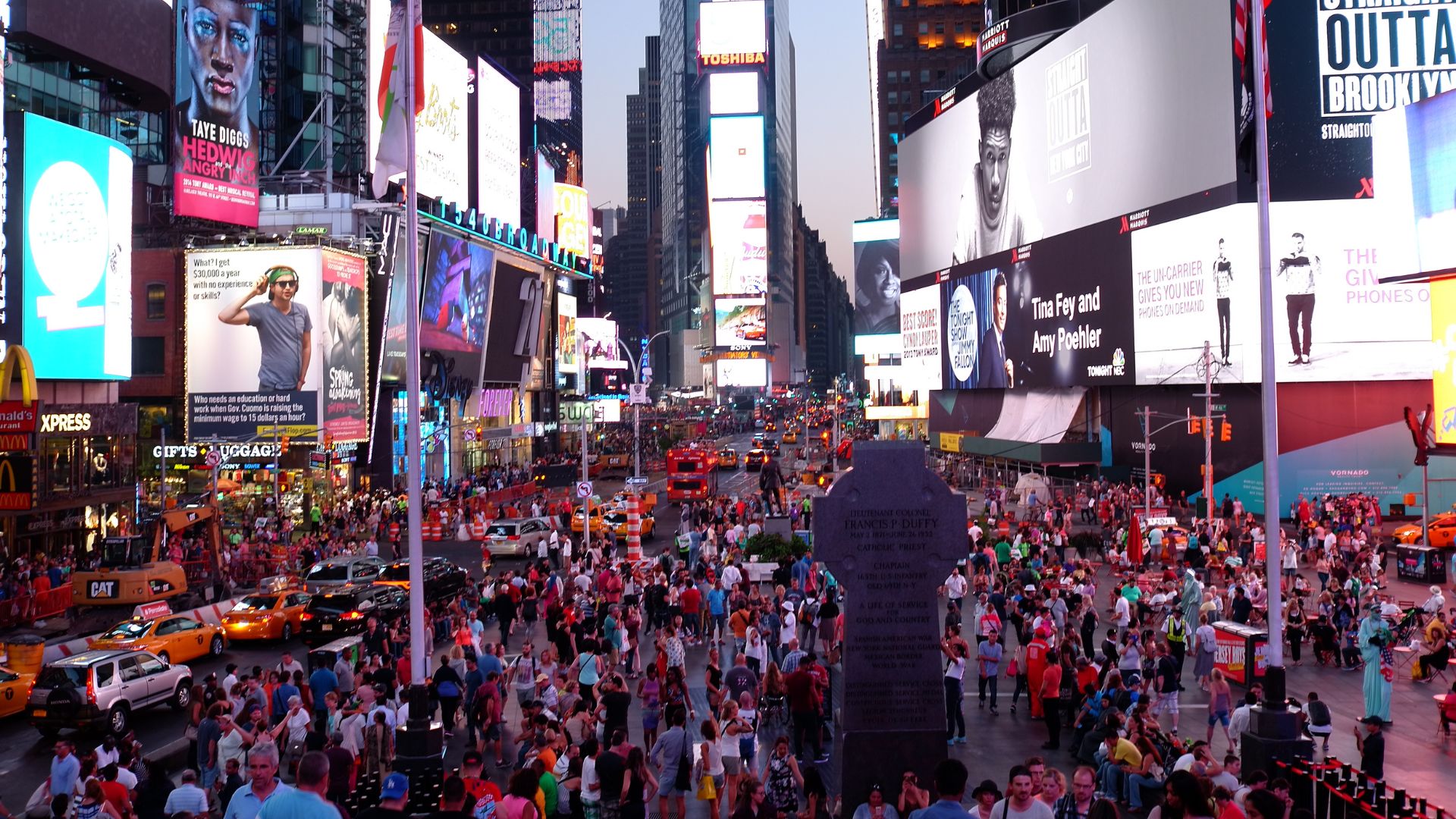 Times Square in New York City