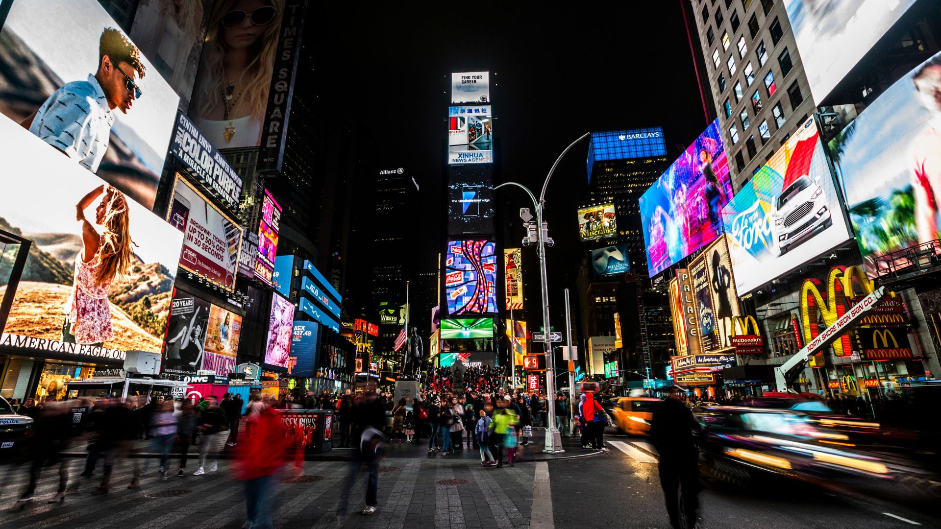 Times Square in New York City