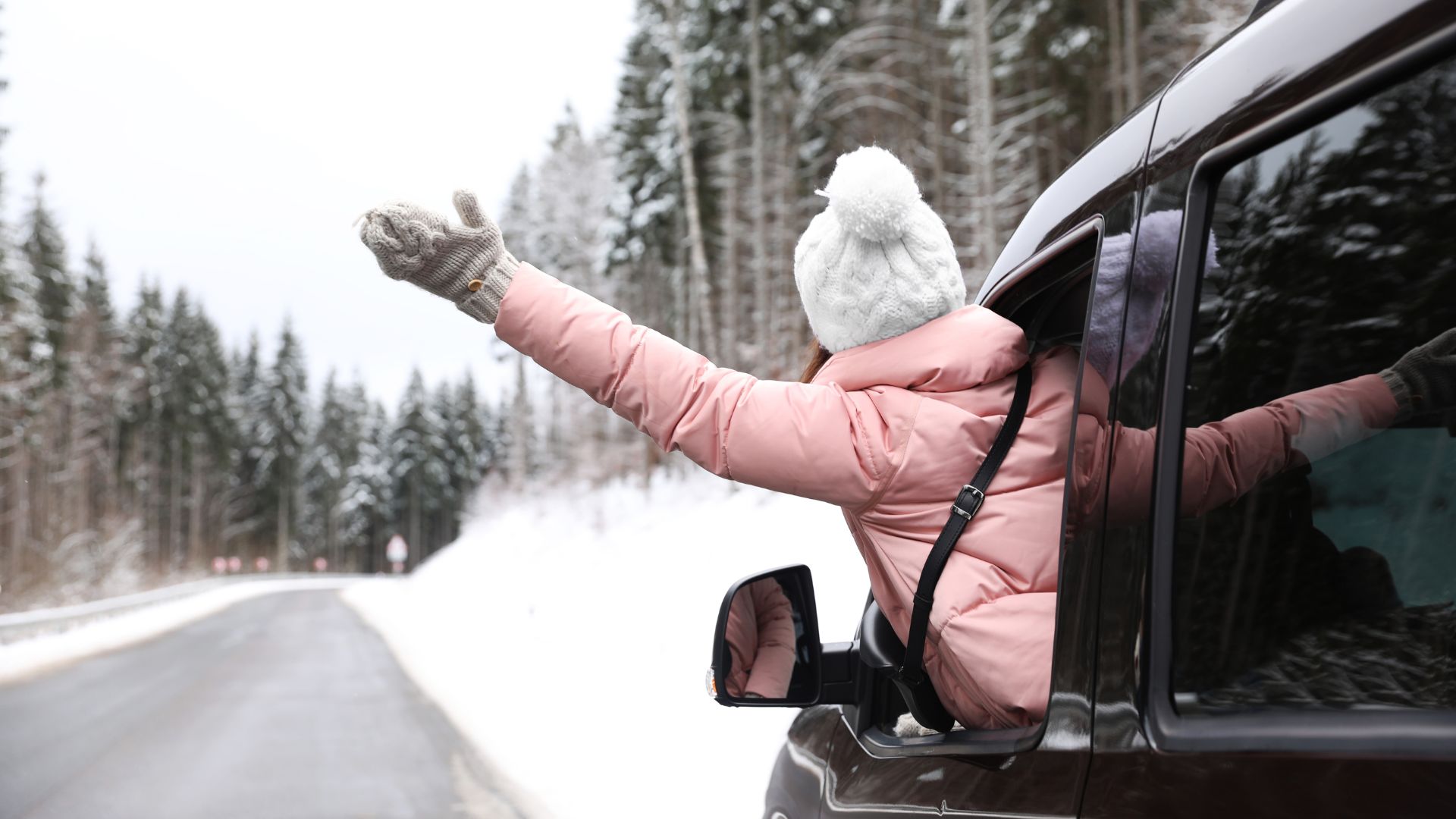 Winter roadtrip travel