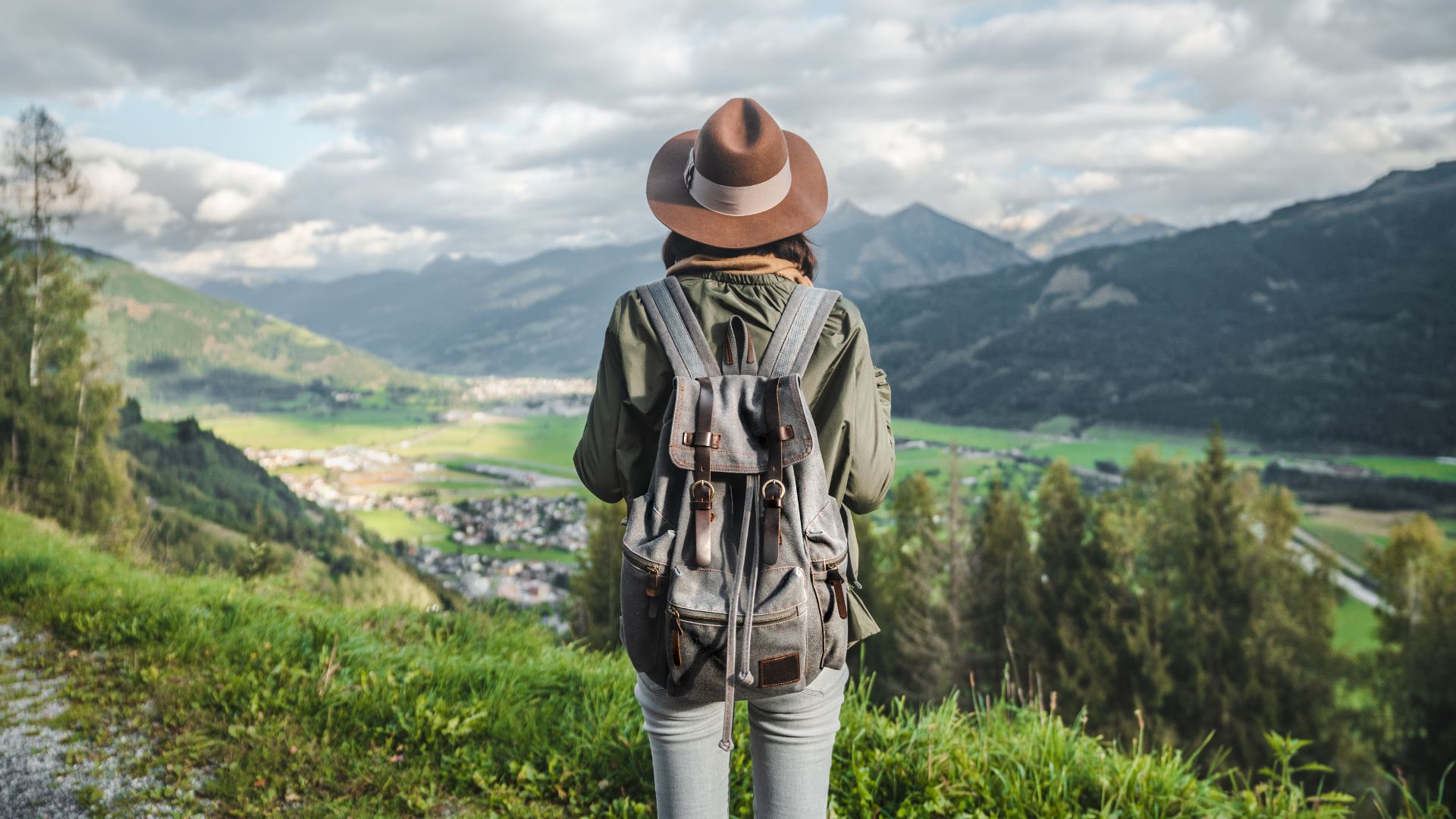 Woman on a hike