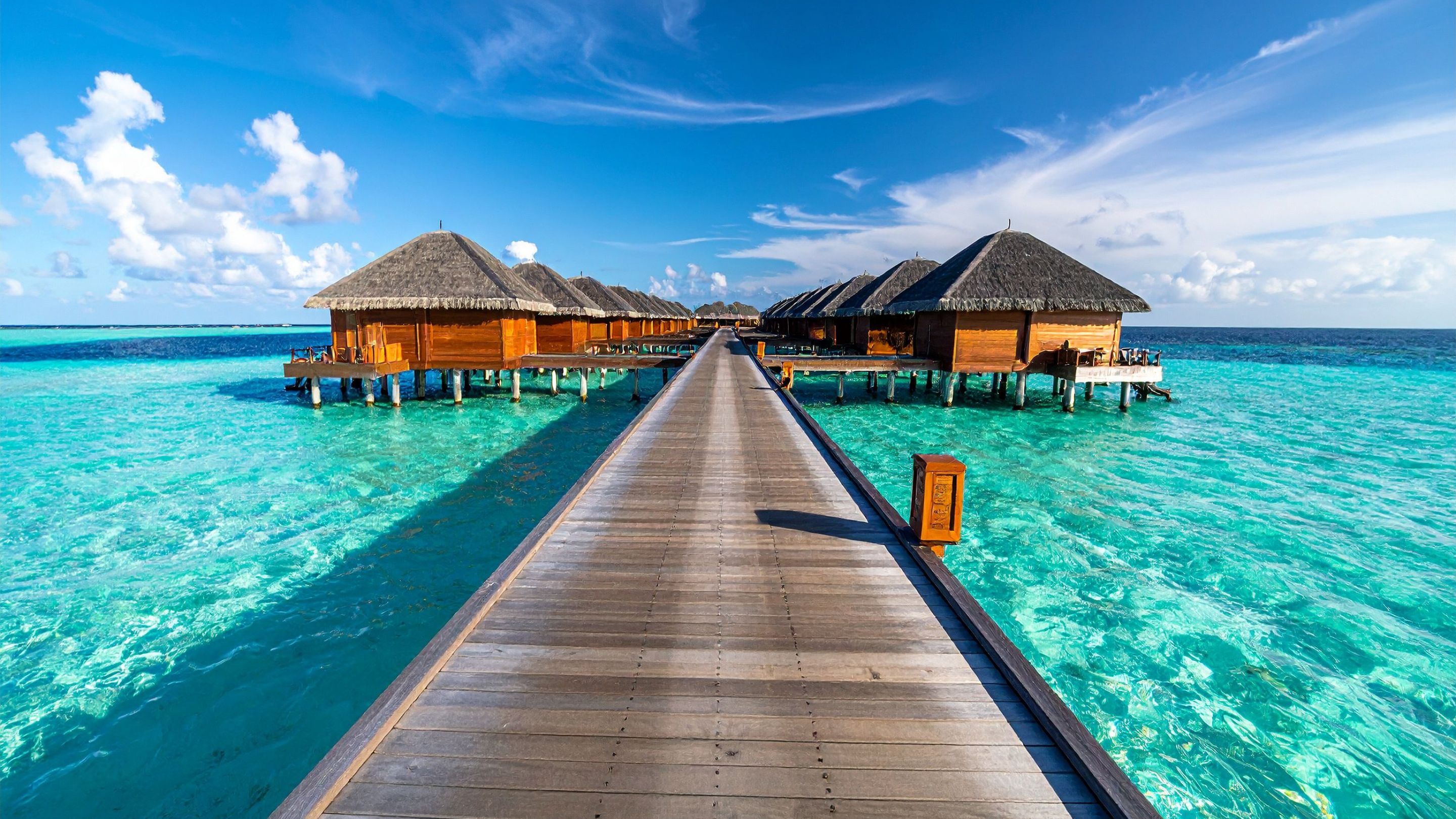 Bungalows in the Maldives