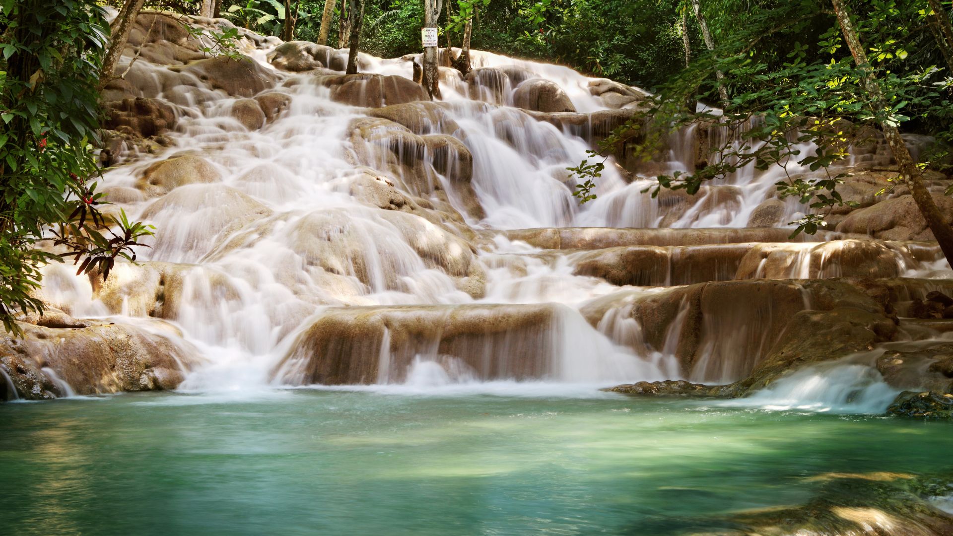 Dunn's River Falls in Ocho Rios, Jamaica