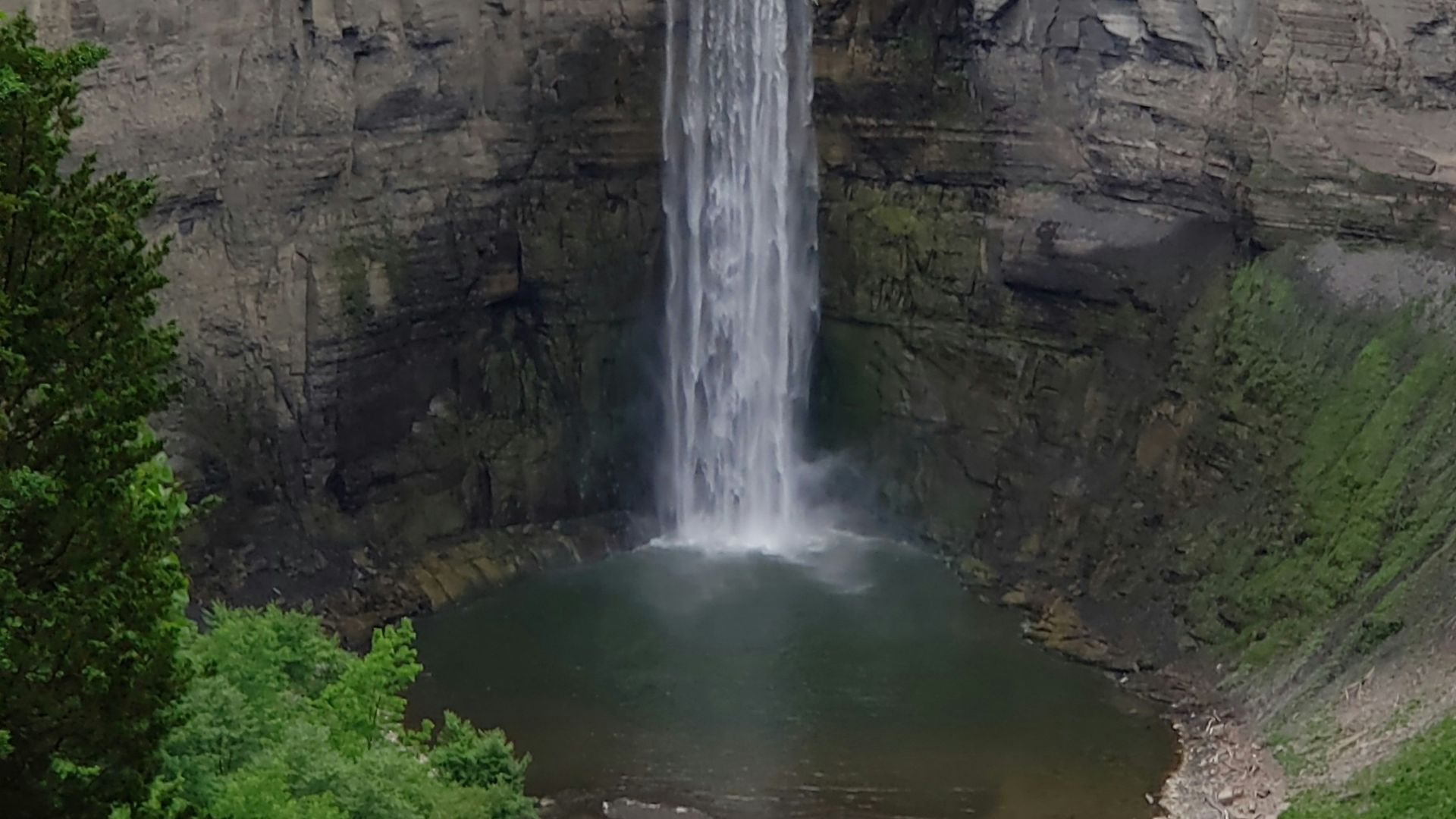 Taughannock Falls State Park in Finger Lakes region of New York