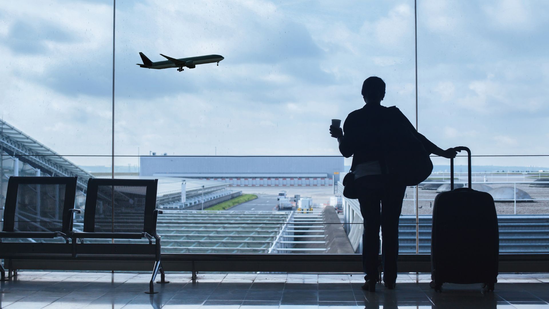Woman at the airport