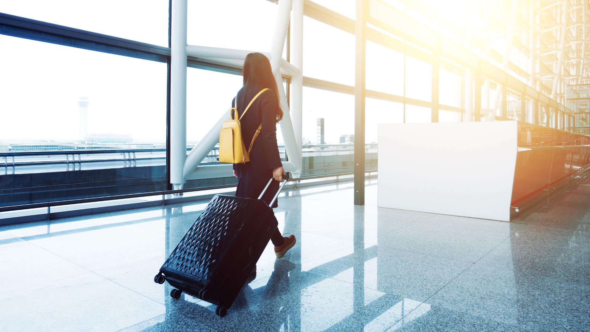 Woman at the airport
